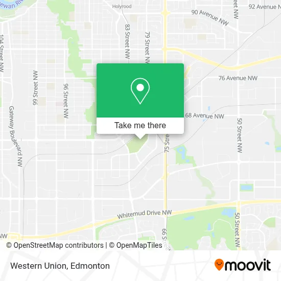 Western Union map