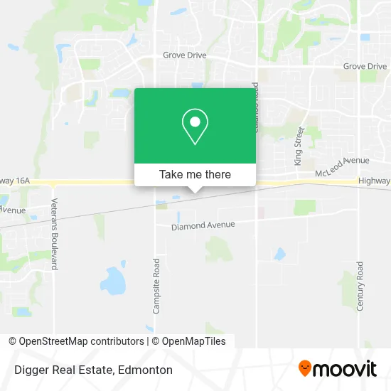 Digger Real Estate map