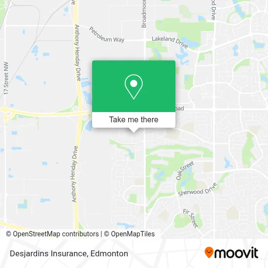 Desjardins Insurance map