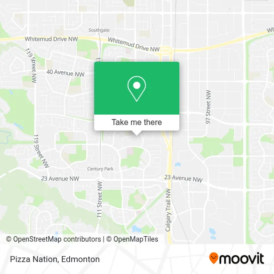 Pizza Nation map