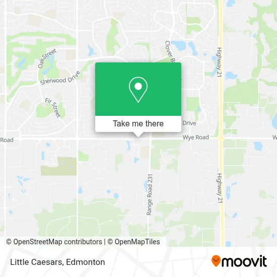 Little Caesars map