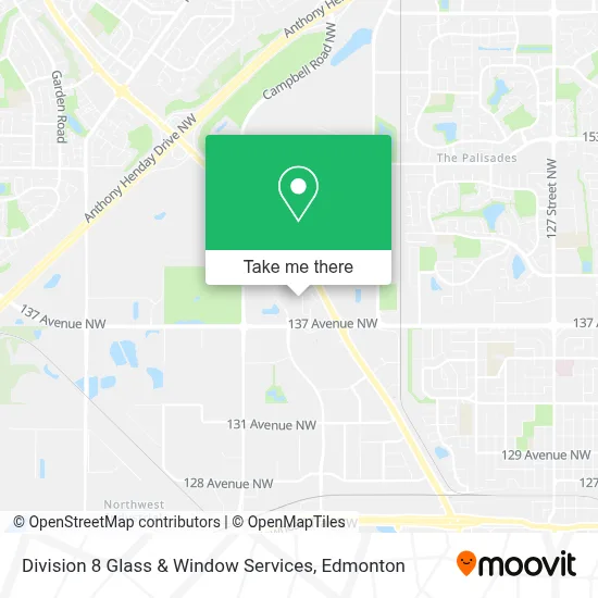 Division 8 Glass & Window Services map