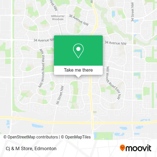 Cj & M Store map