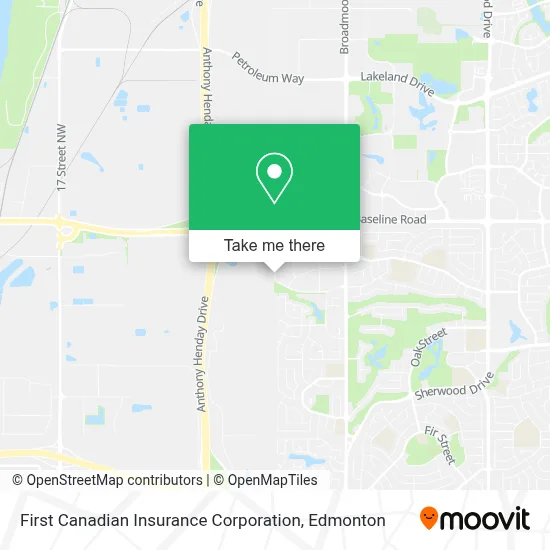 First Canadian Insurance Corporation map