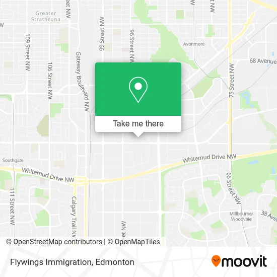 Flywings Immigration map