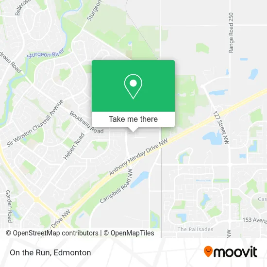 On the Run map
