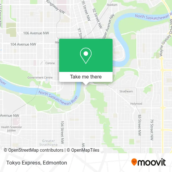 Tokyo Express map