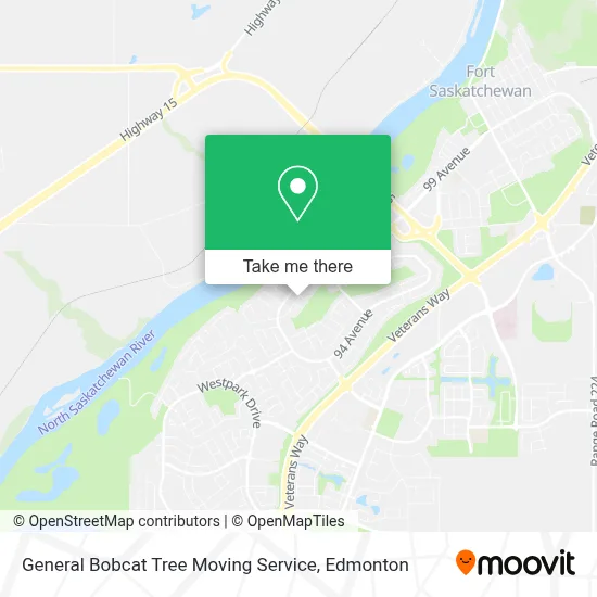 General Bobcat Tree Moving Service map