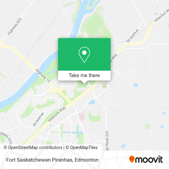 Fort Saskatchewan Piranhas map