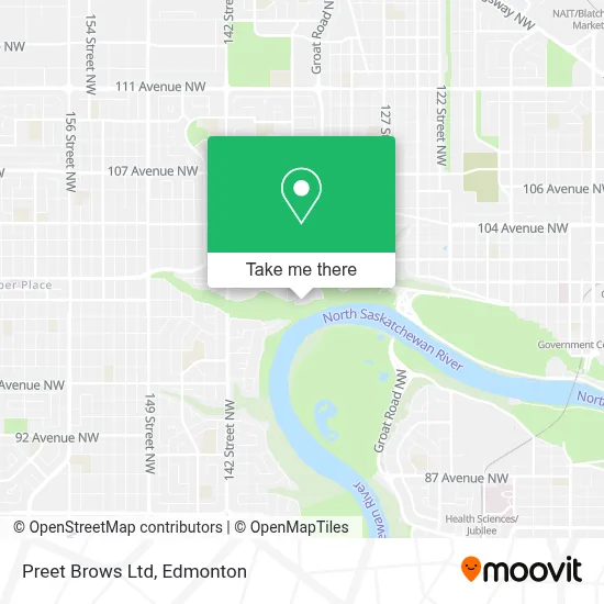 Preet Brows Ltd map