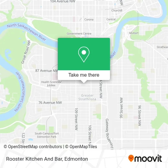 Rooster Kitchen And Bar map