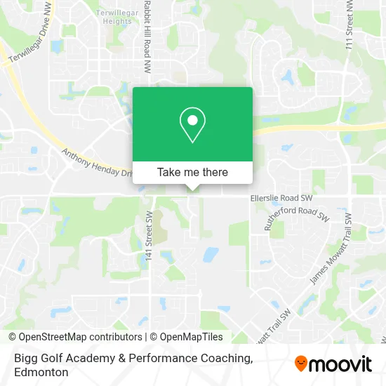 Bigg Golf Academy & Performance Coaching map