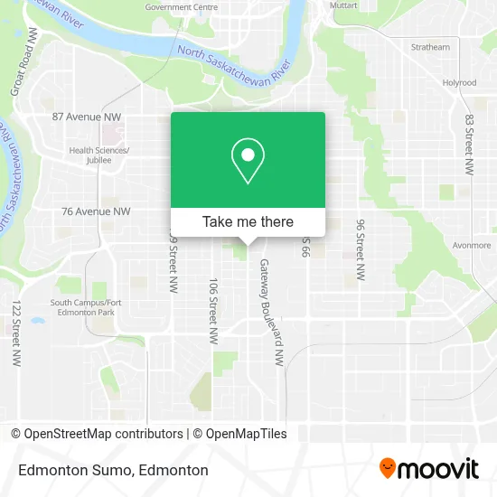 Edmonton Sumo map