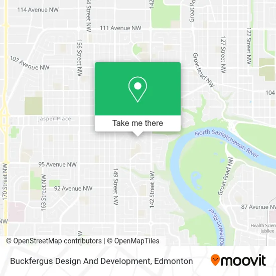 Buckfergus Design And Development map