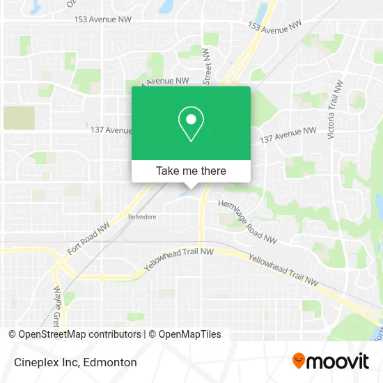 Cineplex Inc map