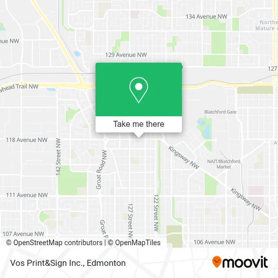 Vos Print&Sign Inc. map