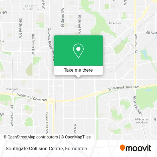 Southgate Collision Centre map