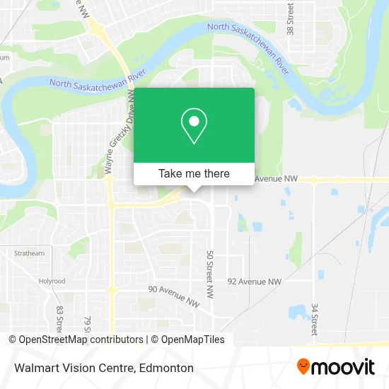 Walmart Vision Centre map