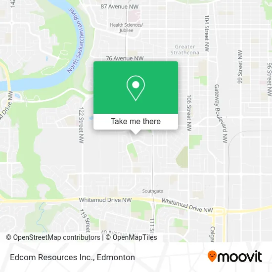 Edcom Resources Inc. map
