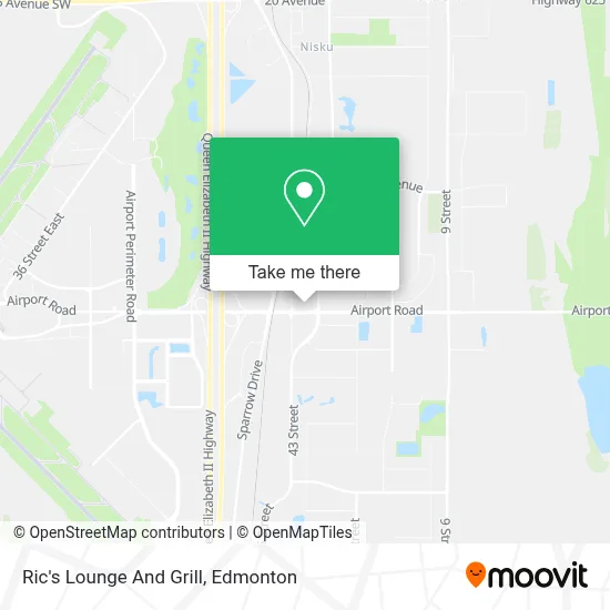 Ric's Lounge And Grill map