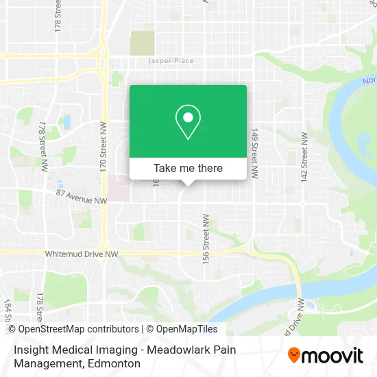 Insight Medical Imaging - Meadowlark Pain Management map