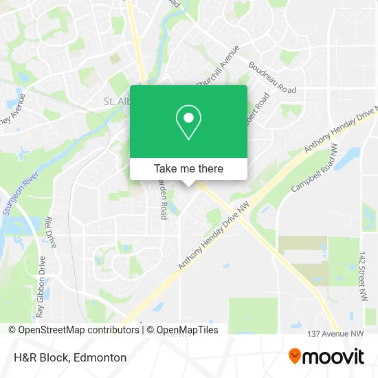 H&R Block map