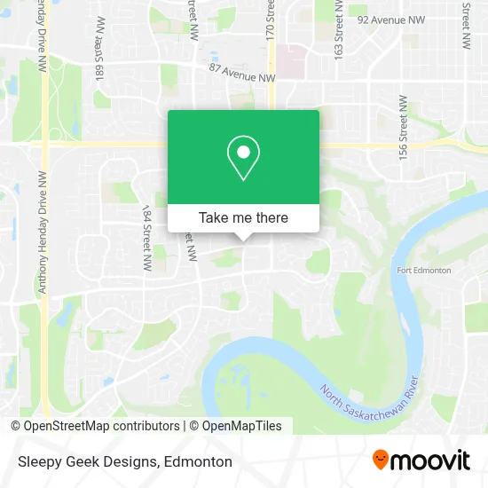 Sleepy Geek Designs map