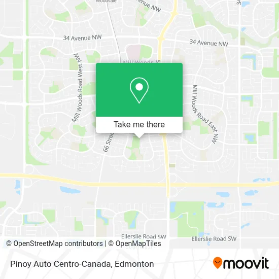 Pinoy Auto Centro-Canada map