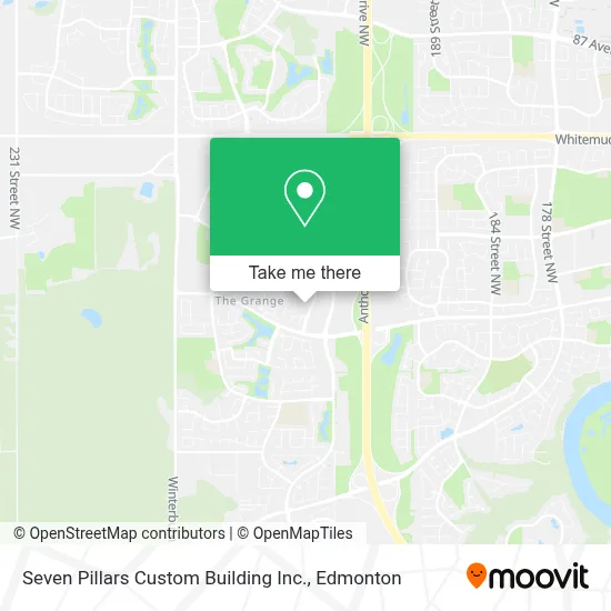 Seven Pillars Custom Building Inc. map