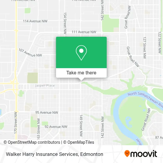 Walker Harry Insurance Services map