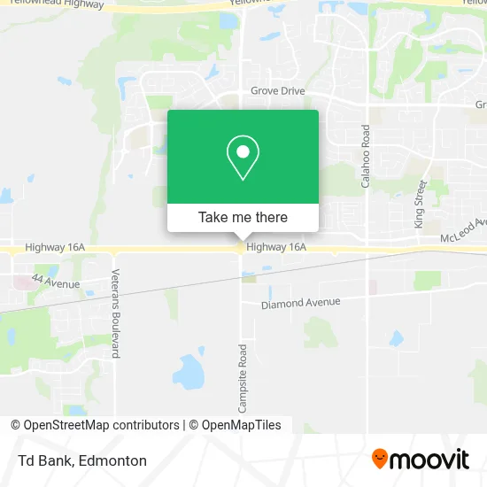 Td Bank map
