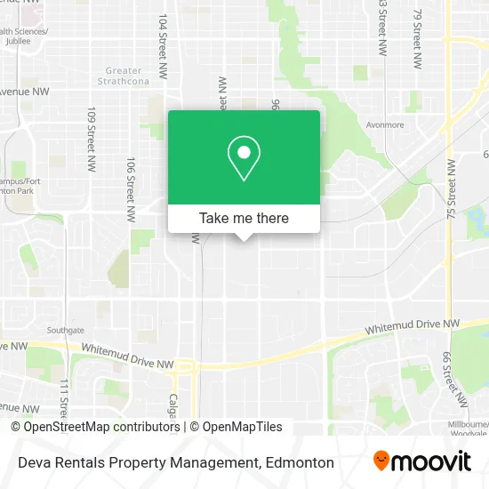 Deva Rentals Property Management map