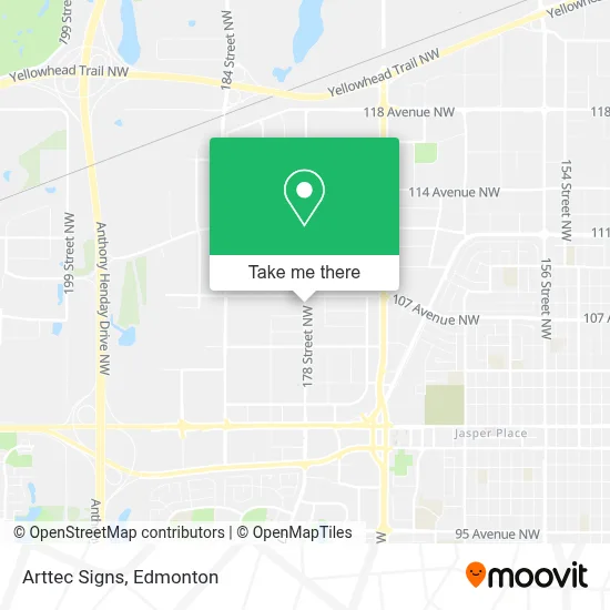 Arttec Signs map