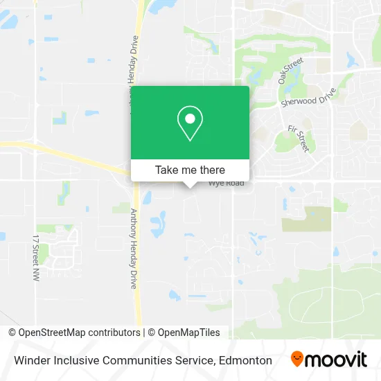 Winder Inclusive Communities Service map