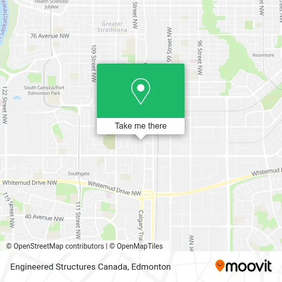 Engineered Structures Canada map