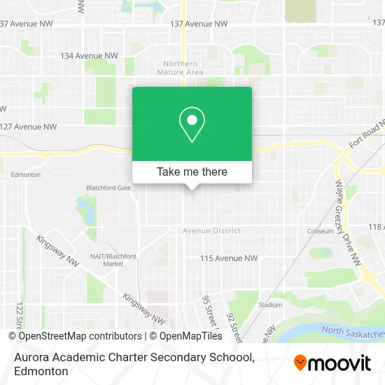 Aurora Academic Charter Secondary Schoool map