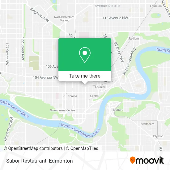 Sabor Restaurant map