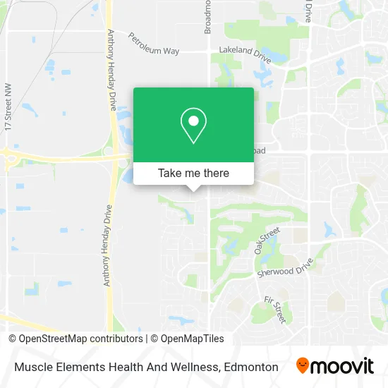 Muscle Elements Health And Wellness map