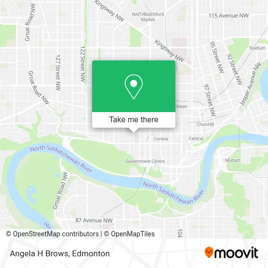 Angela H Brows map