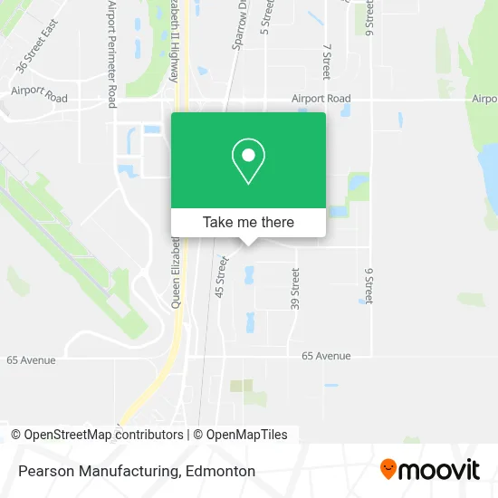 Pearson Manufacturing map