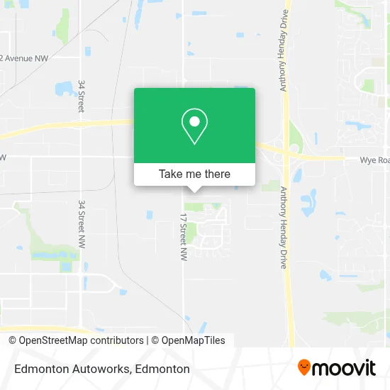 Edmonton Autoworks map