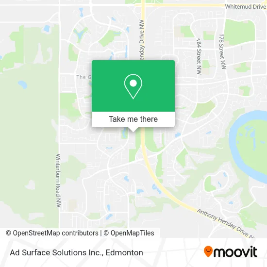 Ad Surface Solutions Inc. map
