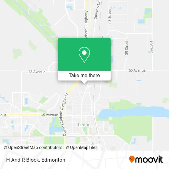 H And R Block map