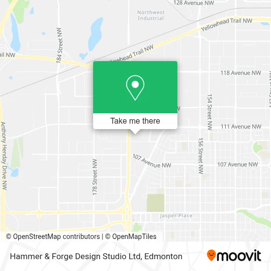 Hammer & Forge Design Studio Ltd map