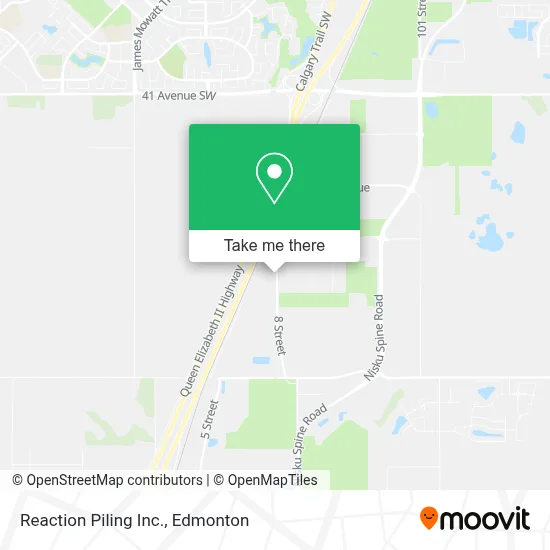 Reaction Piling Inc. map