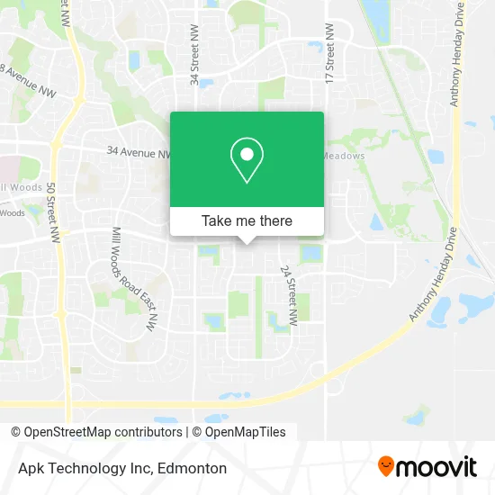 Apk Technology Inc map
