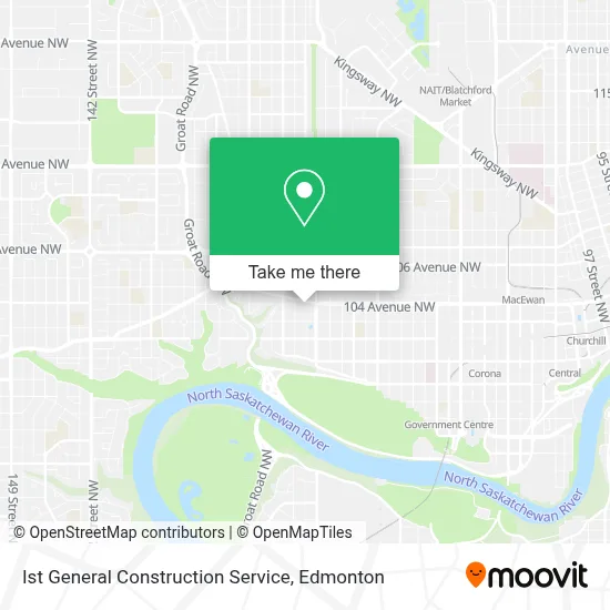 Ist General Construction Service map