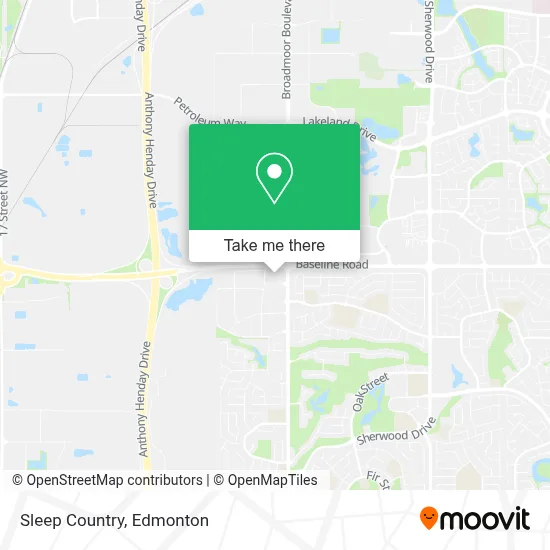 Sleep Country map