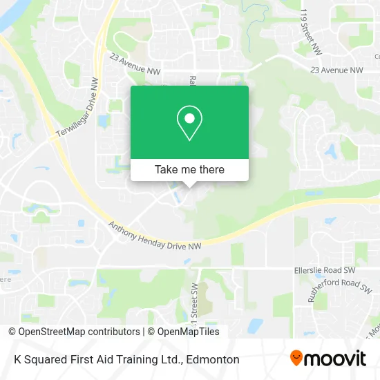 K Squared First Aid Training Ltd. map