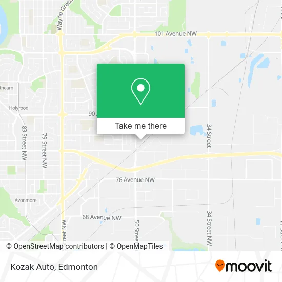 Kozak Auto map